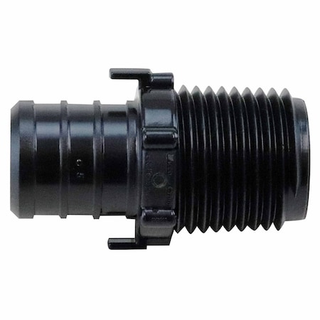 Apollo 3/4 in. Plastic PEX Barb x 1/2 in. Male Pipe Thread Adapter (5-Pack), 5PK PXPAM34125PK